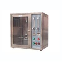 ISO 3582 Máquina de ensaio de combustão vertical horizontal para espuma para avaliar as propriedades relativas de combustão