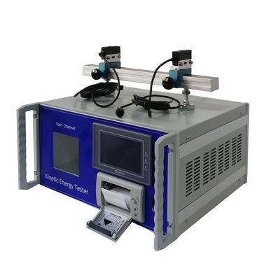 EN71-1 Equipamento de ensaio de brinquedos Teste de energia cinética de ecrã táctil com impressora