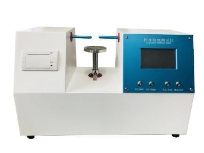 Equipamento de ensaio de laboratório Tester de firmeza para copos de vários volumes