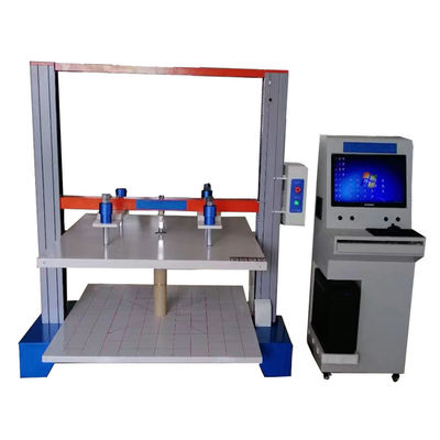 Máquina de ensaio de compressão de caixa 70KN PLC / Controle por computador