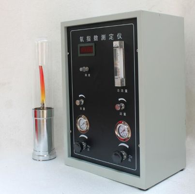 Equipamento de ensaio de inflamabilidade ASTM D 2863 ISO 4589-2, Tester digital de índice de oxigénio