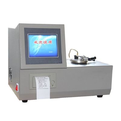 Equipamento de ensaio de análise de óleo ASTM D3828 Teste de ponto de flash de 8 polegadas com tela fechada