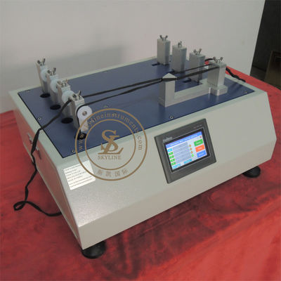 SATRA PM 154 Tester de resistência ao esfregão, 4 grupos de teste Tester de resistência à abrasão do atacador