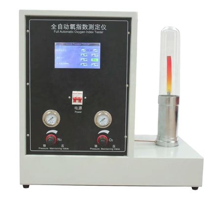 ASTM D 2863 Teste de índice de oxigénio de limitação automática de tipo de ecrã táctil para máquina de teste de queima de borracha plástica