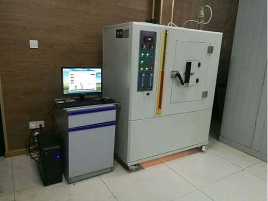 ISO 5659-2 0-924 Máquina de ensaio de densidade de fumaça de plástico de mudança automática de seis engrenagens